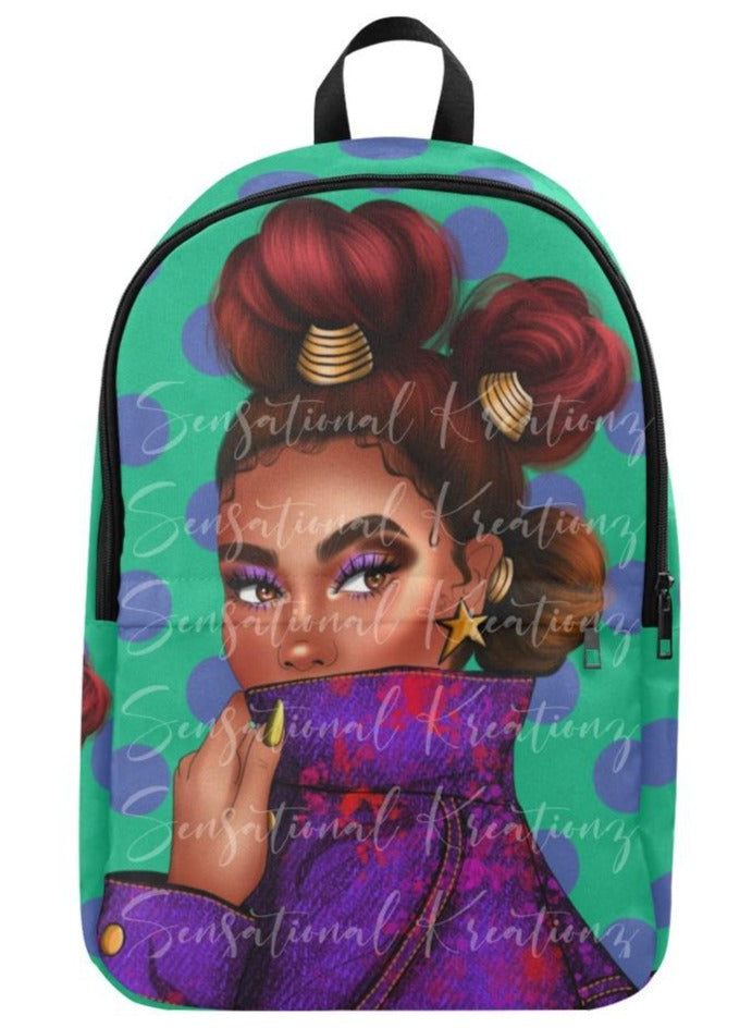 Mysterious Girl Book Bag