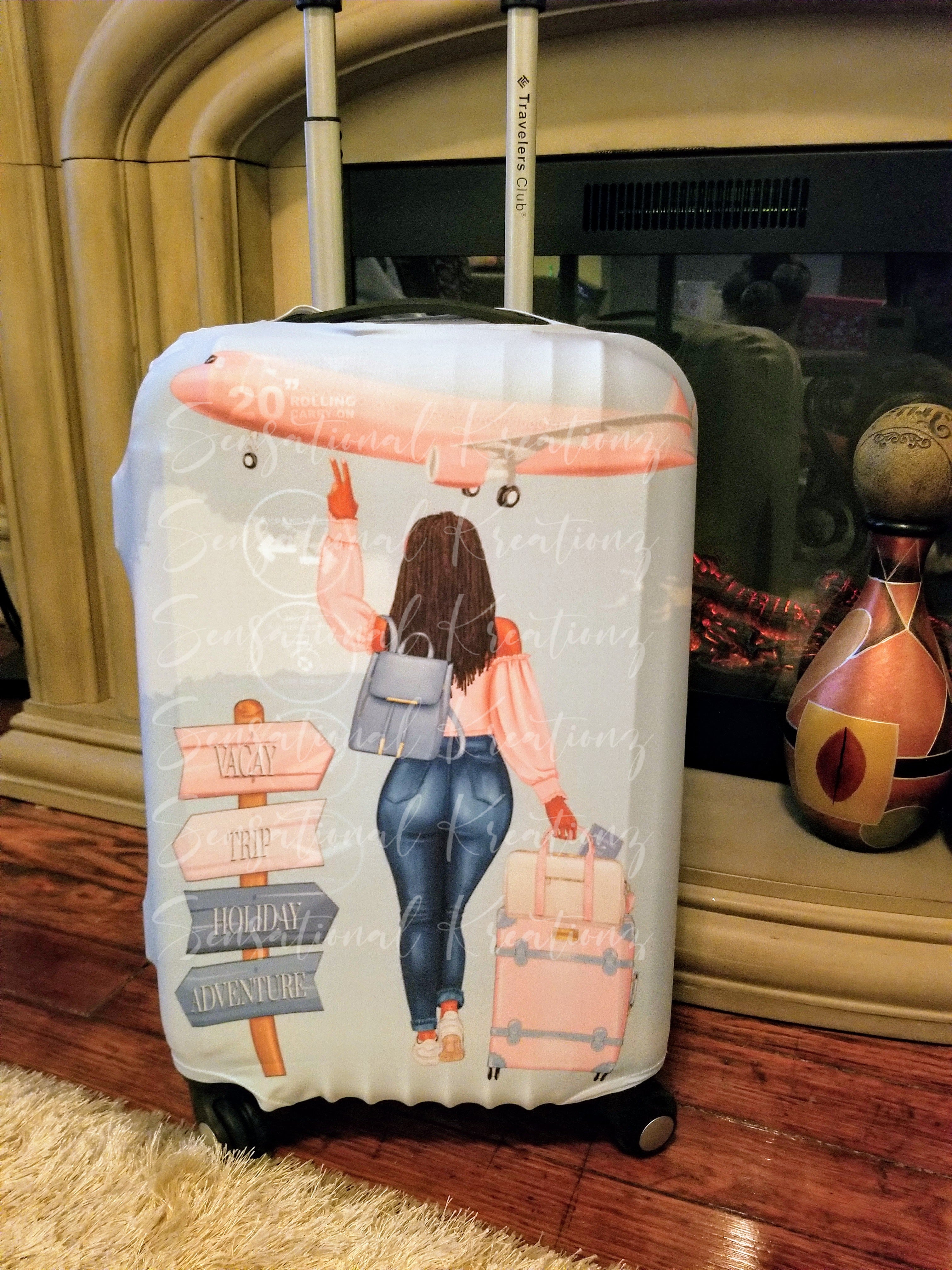 Peace Out Luggage Cover