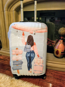 Peace Out Luggage Cover