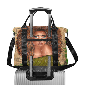 Travel the Map Large Duffle Bag