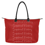 Load image into Gallery viewer, Red Bottom  Large Tote Bag
