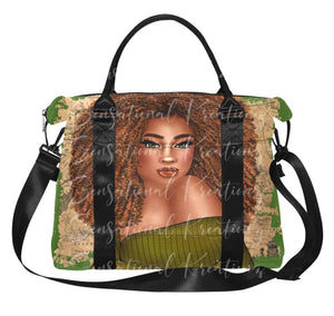 Travel the Map Large Duffle Bag