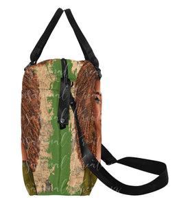 Travel the Map Large Duffle Bag