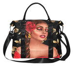 Load image into Gallery viewer, Gold Rose Large Duffle Bag
