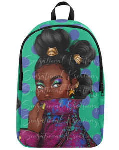Mysterious Girl Book Bag