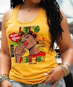 Juneteenth Free-ish Short Sleeve T-Shirt