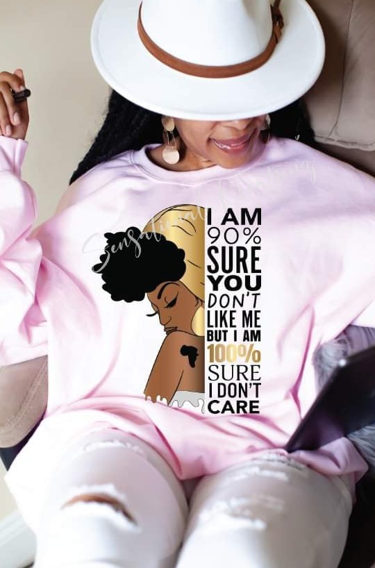 Don't Care Sleeve T-Shirt