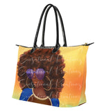 Load image into Gallery viewer, Hello Sunshine  Large Tote Bag
