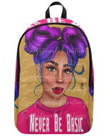 Load image into Gallery viewer, Never Be Basic Book Bag
