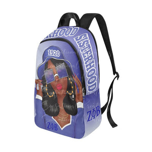Blue and White Sisterhood Book Bag
