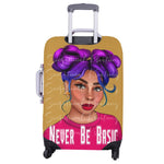 Load image into Gallery viewer, Never Be Basic Luggage Cover
