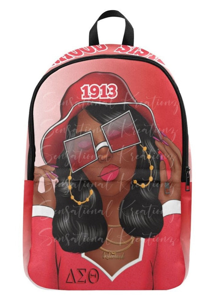 Red and White Sisterhood Book Bag
