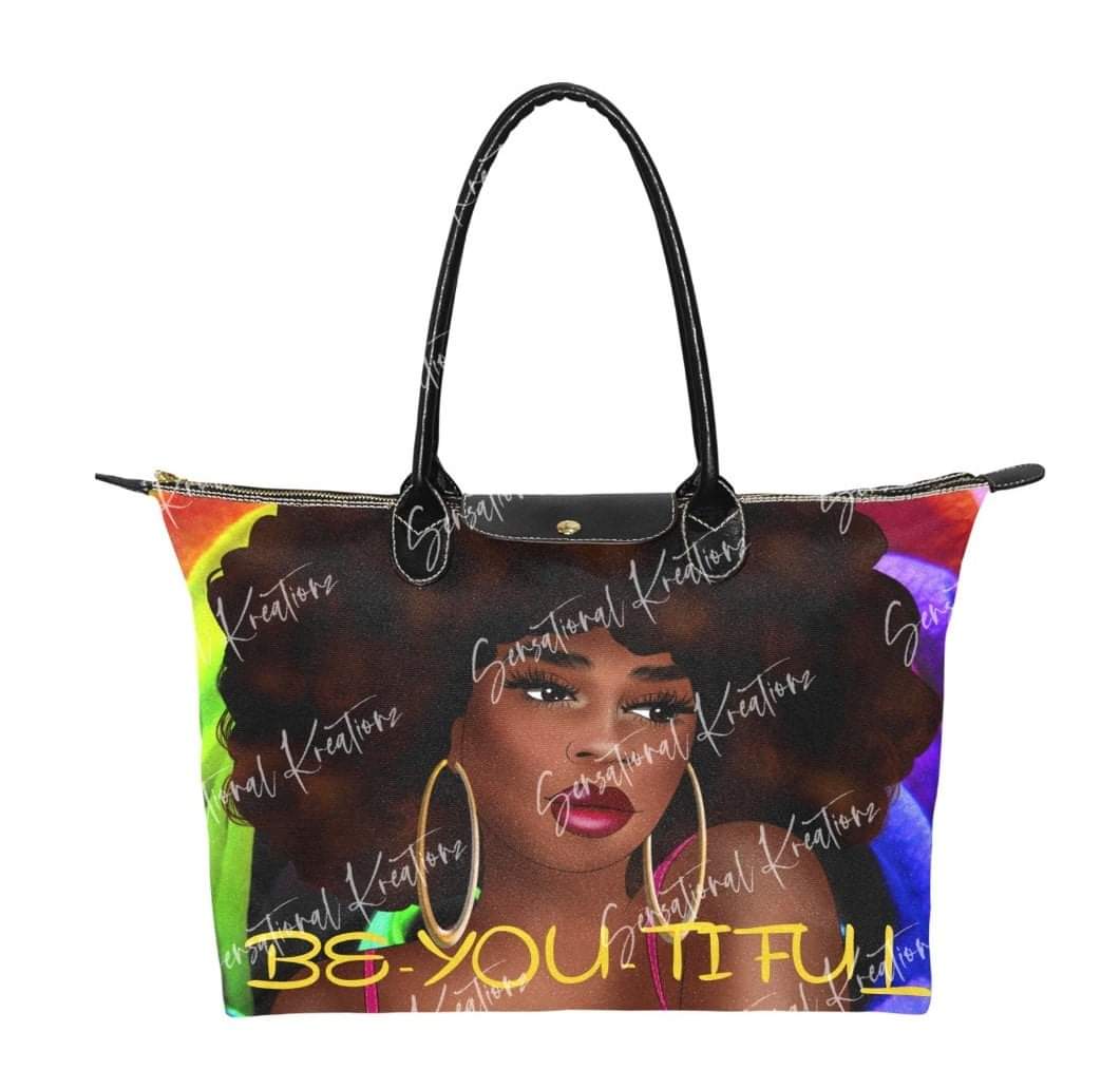 Be-You-Tiful  Large Tote Bag