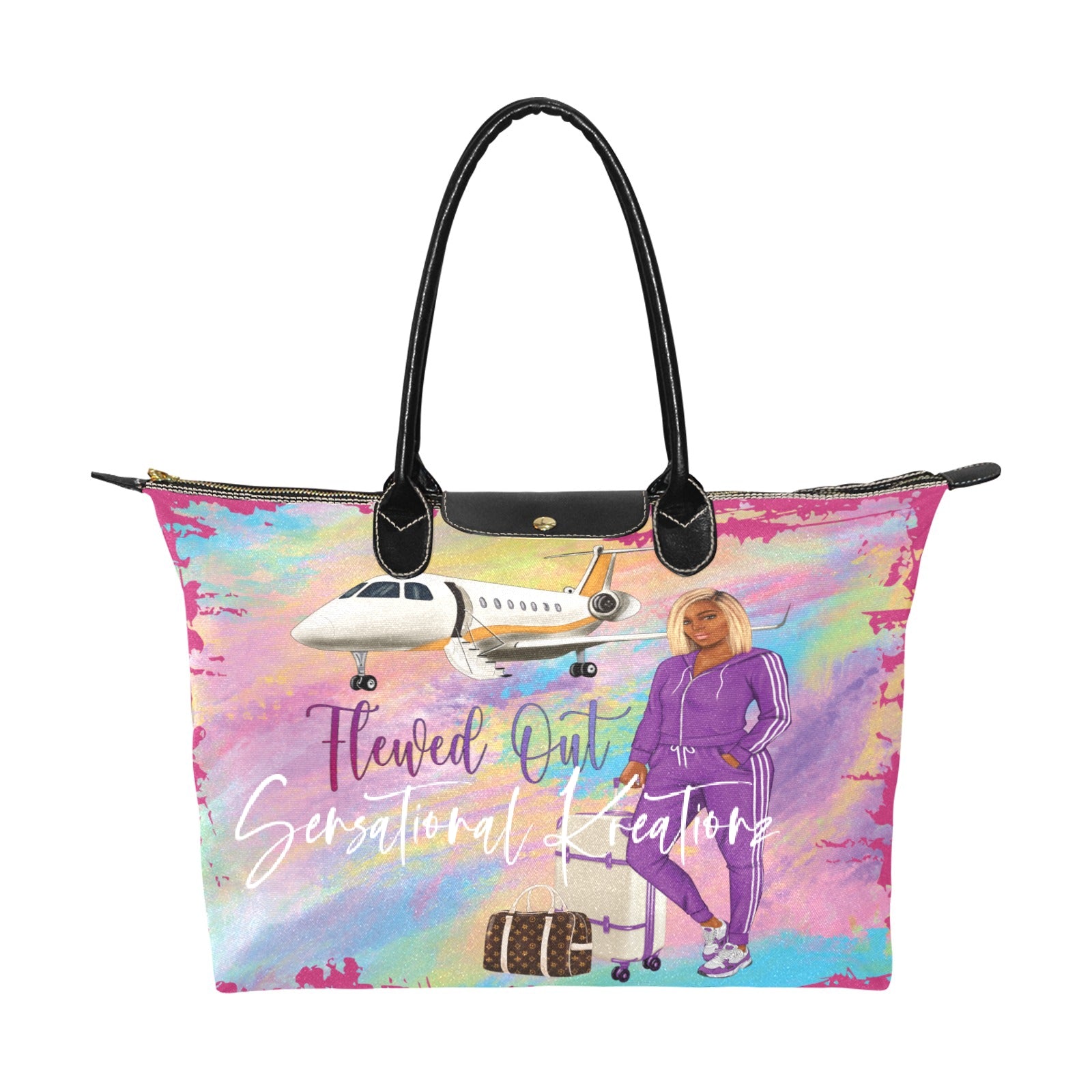 Flewed Out Large Tote Bag